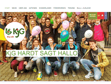 Tablet Screenshot of kjg-hardt.de